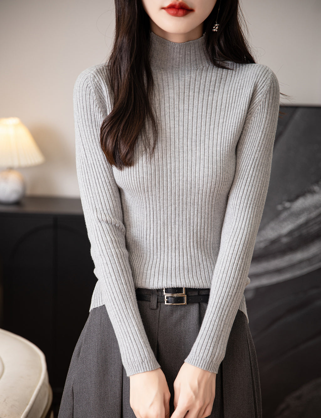 Holly Turtleneck Woman Sweater