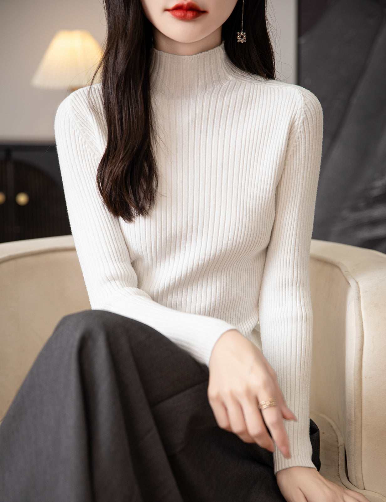 Holly Turtleneck Woman Sweater