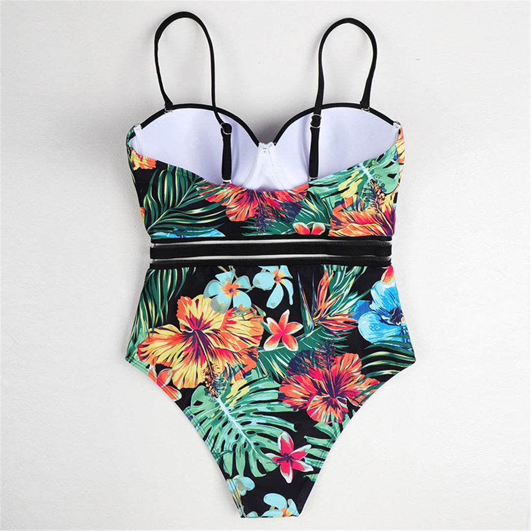 Julia Leaves Printed Underwired Monokini