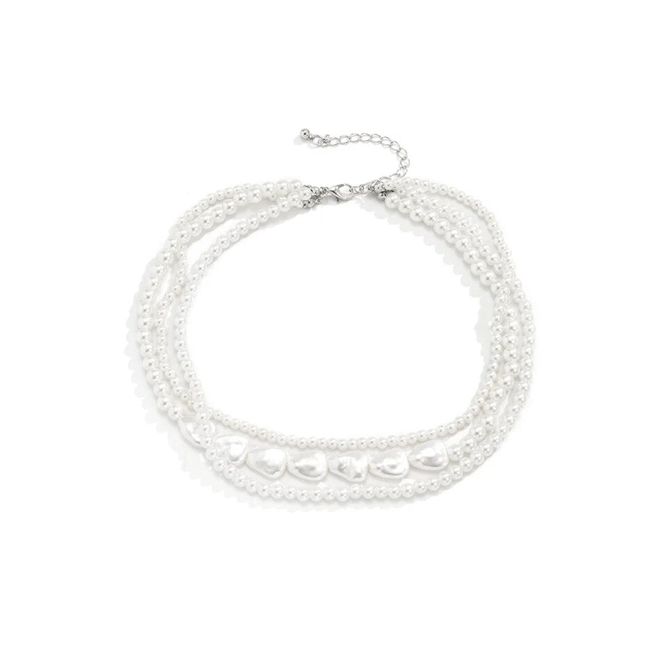 Esther Multilayer Pearl Necklace