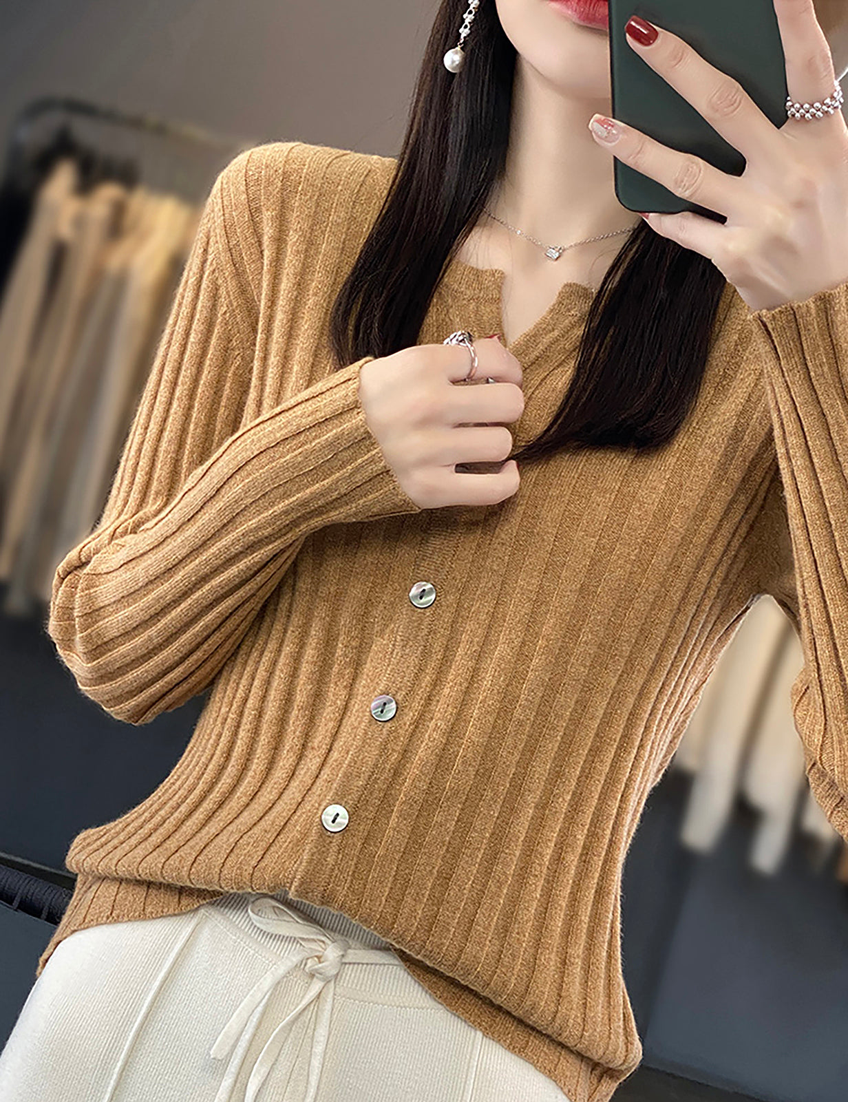 Sally Woman O Neck Sweater