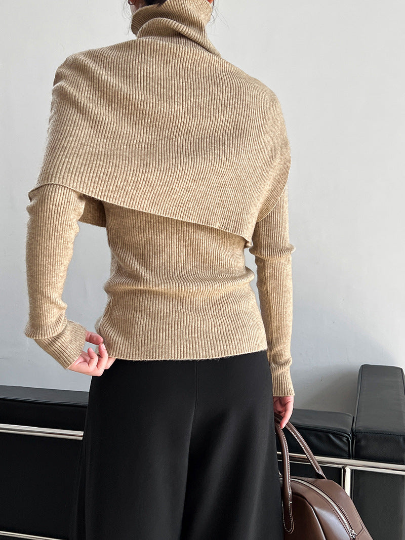 Pamela Shawl Knitted Woman Sweater