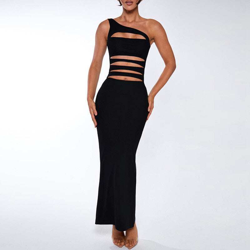 Sue Hollow Out Backless Sexy Maxi Dress