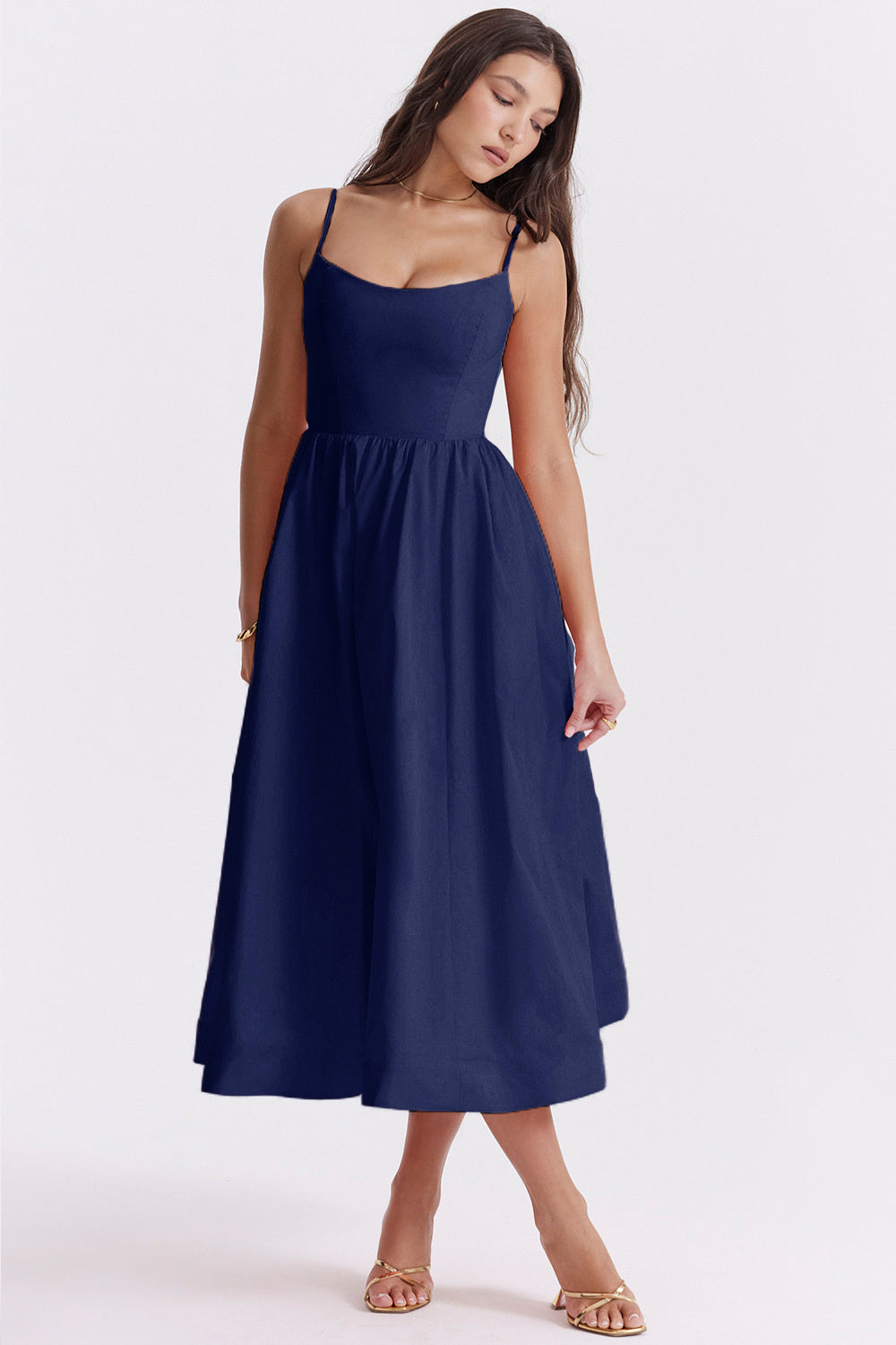 Joan A-line Loose Midi Dress