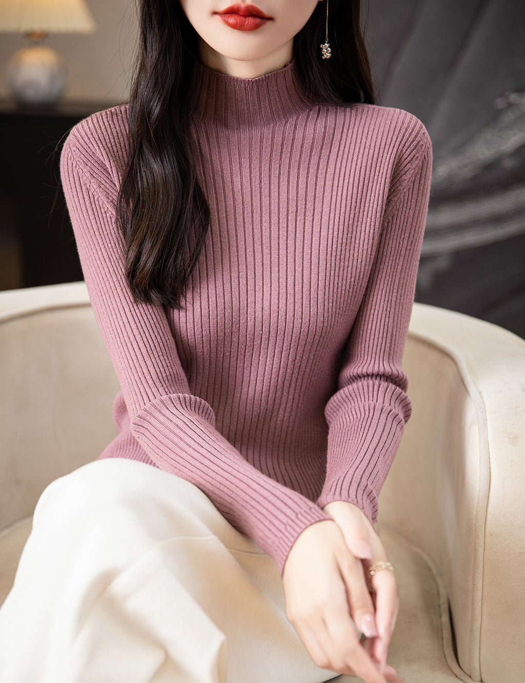 Holly Turtleneck Woman Sweater
