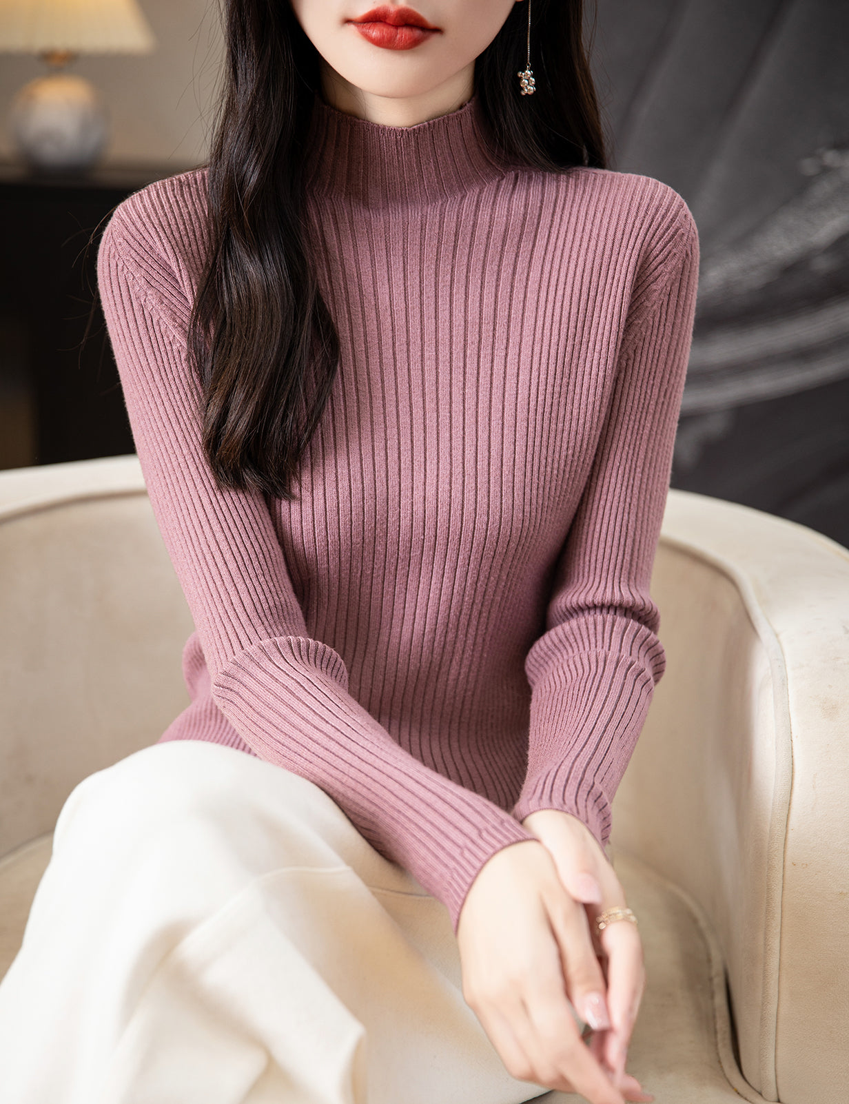Holly Turtleneck Woman Sweater