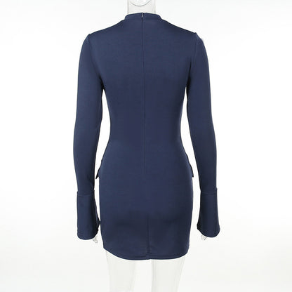 Cheryl Two Pocket Sexy Mini Dress
