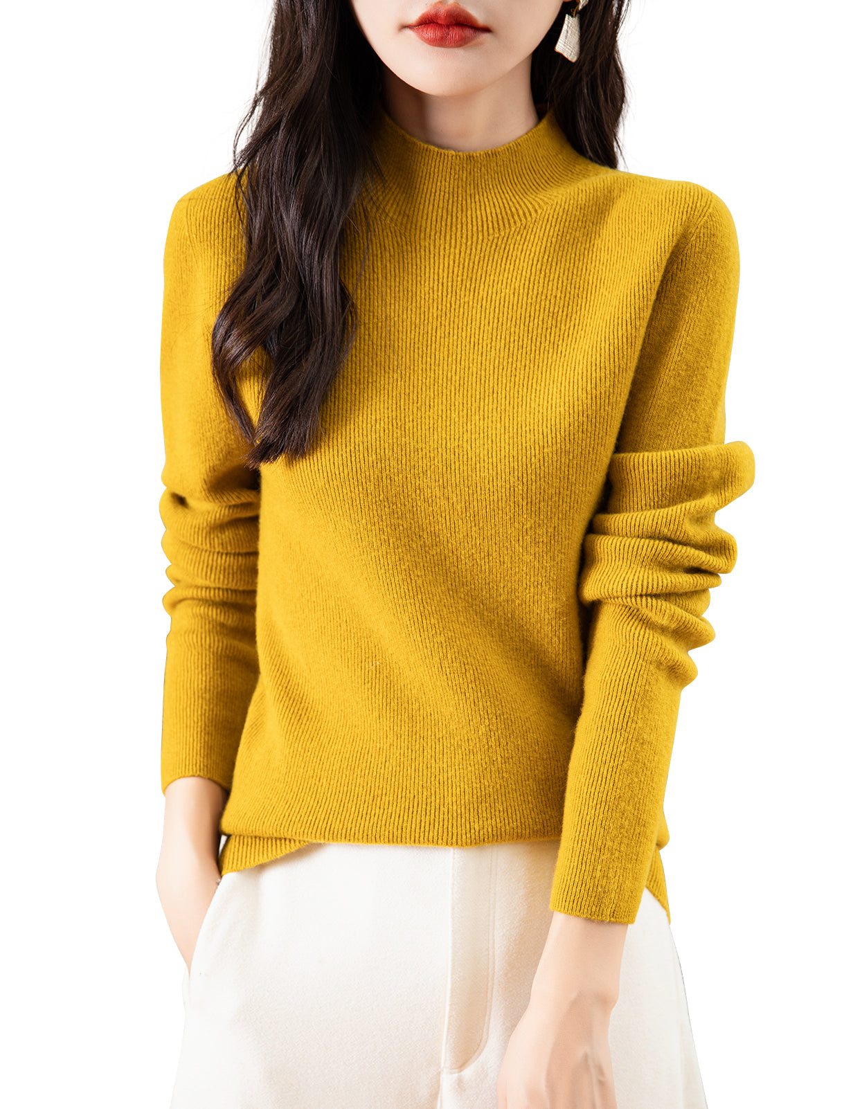 Ruby Woman Long Sleeve Knitted Sweater