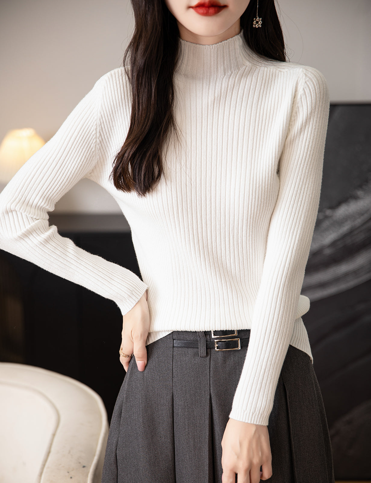 Holly Turtleneck Woman Sweater