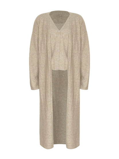 Nicole Woman Knitted Long Cardigan