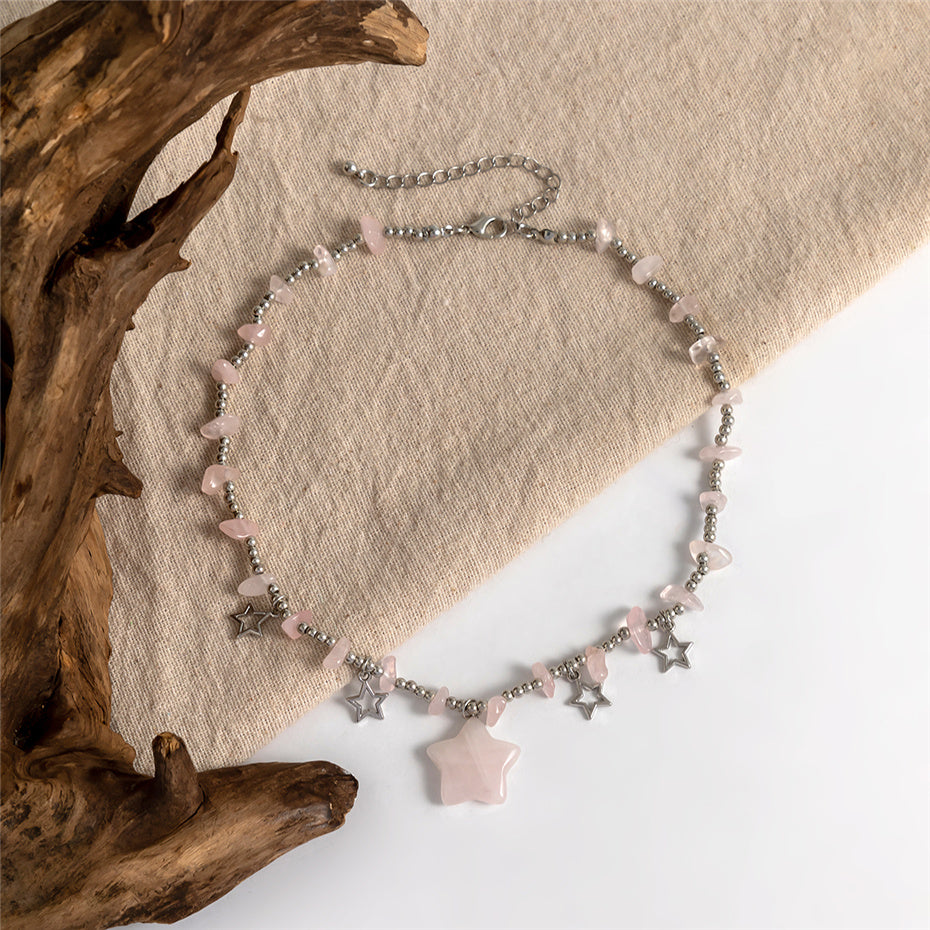 Joan Boho Colorful Stone Necklace