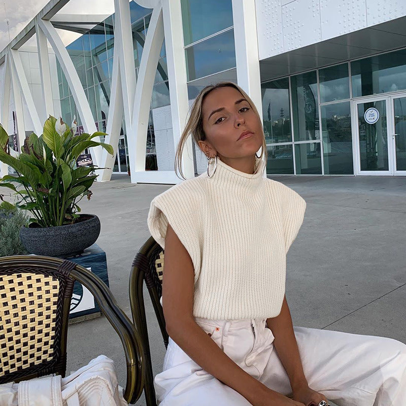 Gaia Sleeveless Sweater Vest Outfits