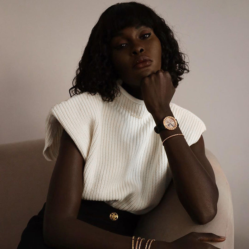 Gaia Sleeveless Sweater Vest Outfits