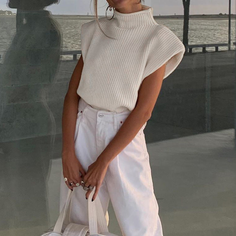 Gaia Sleeveless Sweater Vest Outfits