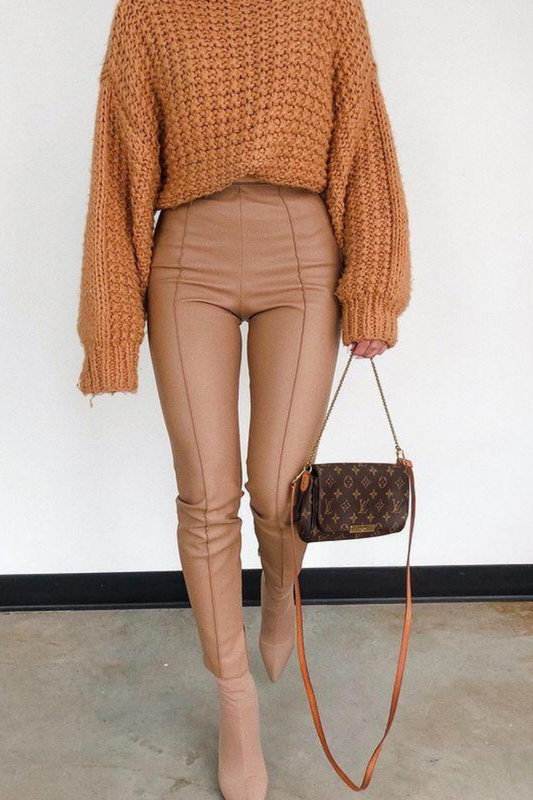 Freja Women PU Leather Pants