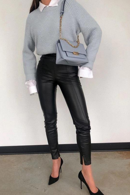 Freja Women PU Leather Pants