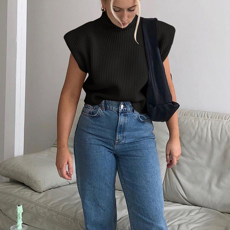 Gaia Sleeveless Sweater Vest Outfits