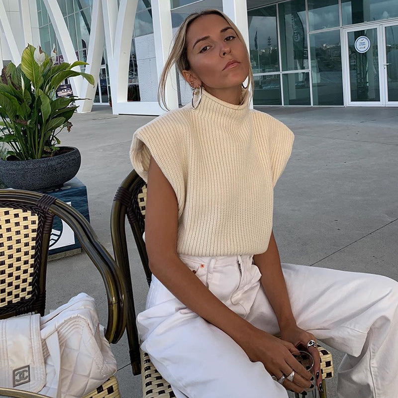 Gaia Sleeveless Sweater Vest Outfits