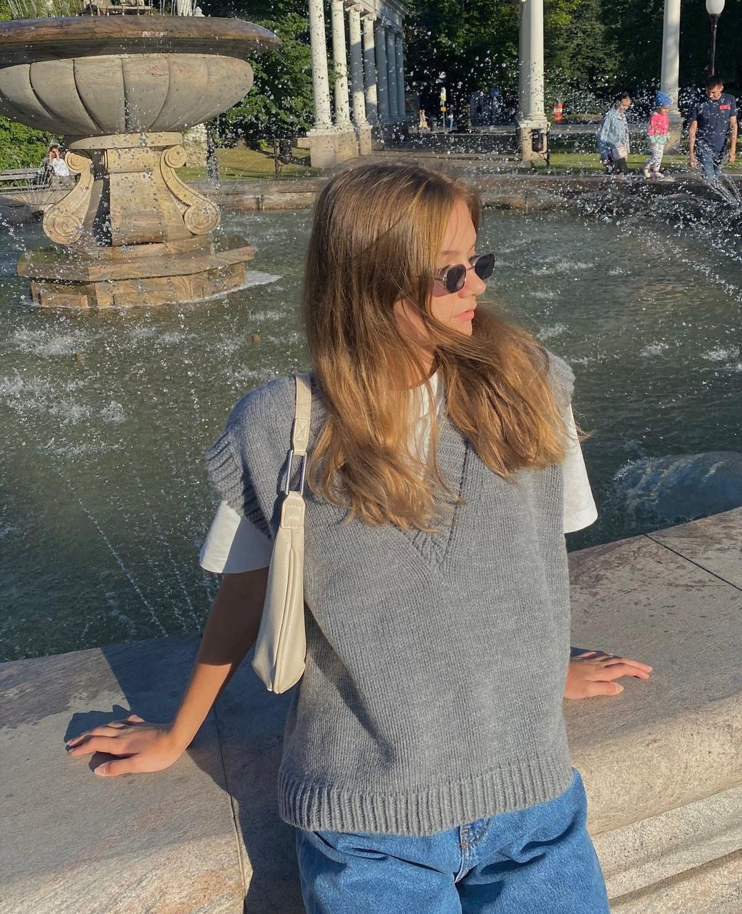 Arielle Crochet Sweater Vest