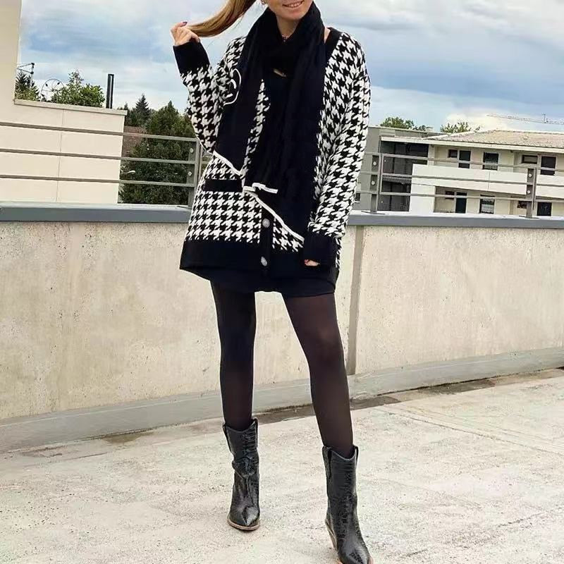 Jessica V Neck Knit Sweater