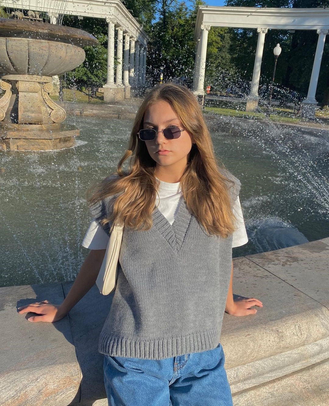 Arielle Crochet Sweater Vest