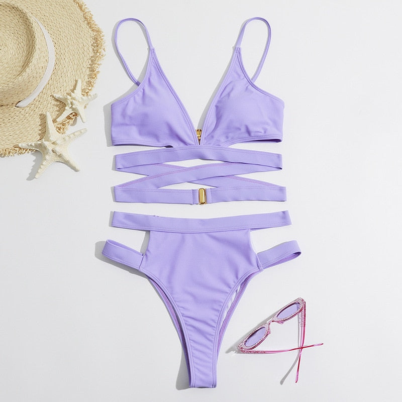 Juna Sexy Cut Out Swimsuit