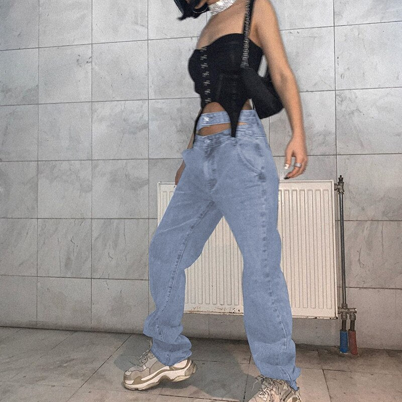 Sandra Women High Waisted Jeans