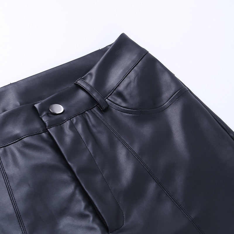 Lola Women Casual Leather Pants Outfits