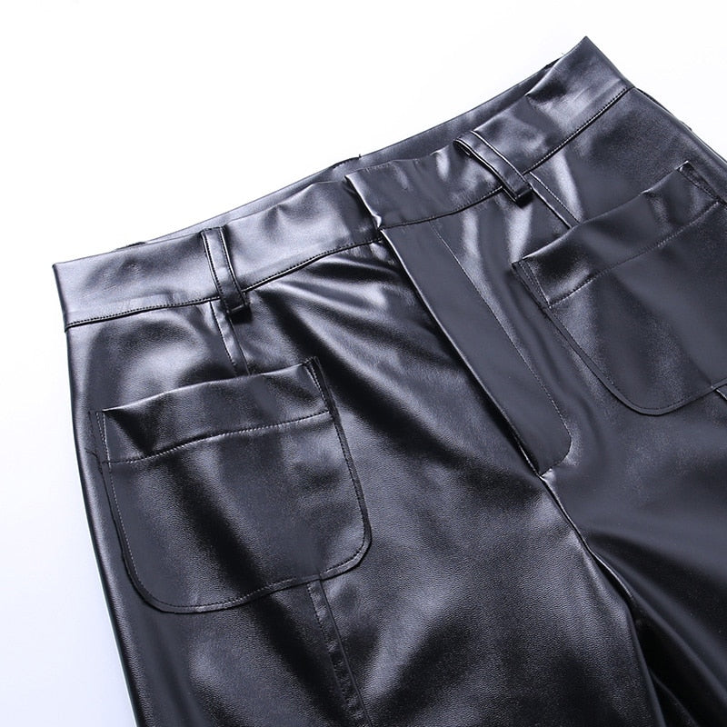 Tonia Women Faux Leather Pants