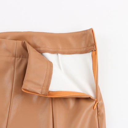 Freja Women PU Leather Pants