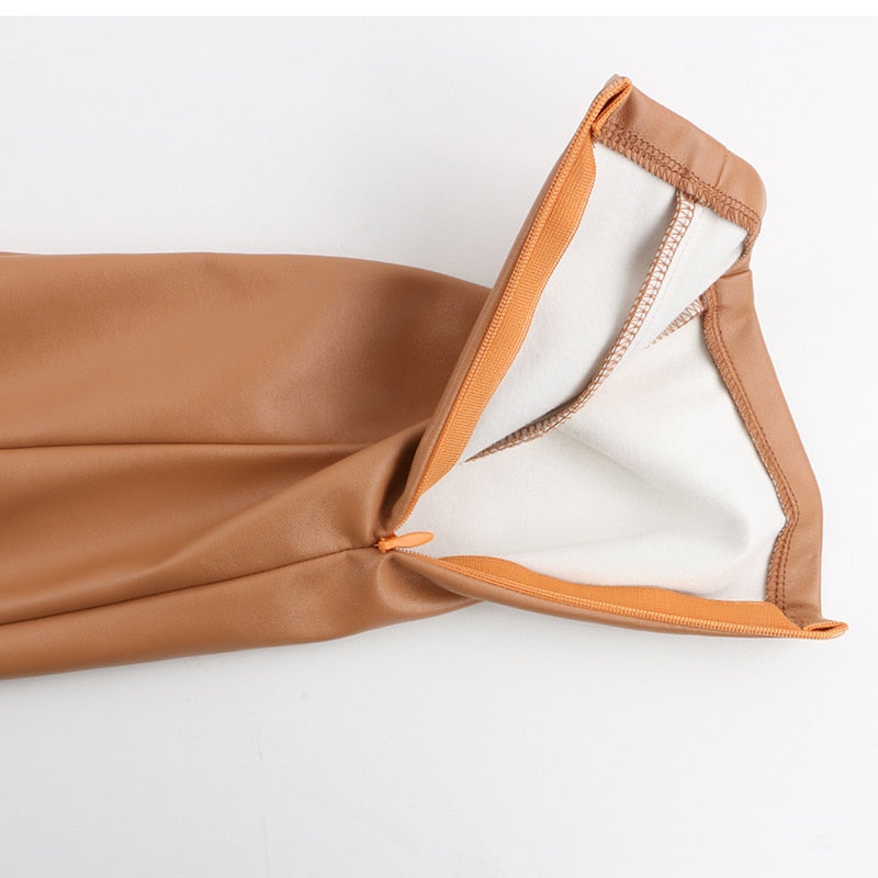 Freja Women PU Leather Pants